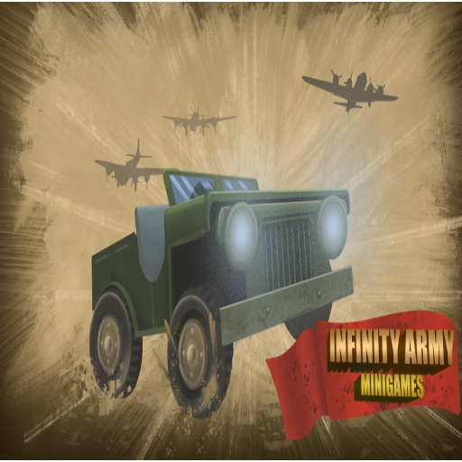 infinity army minigames - PLG logo