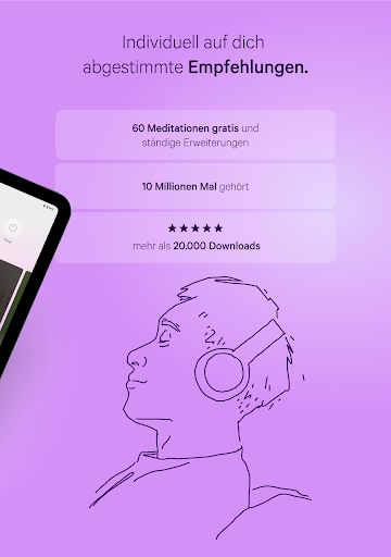 Screenshot of homodea Meditation