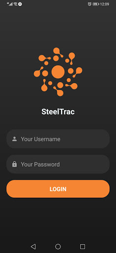 Android application SteelTrac screenshort