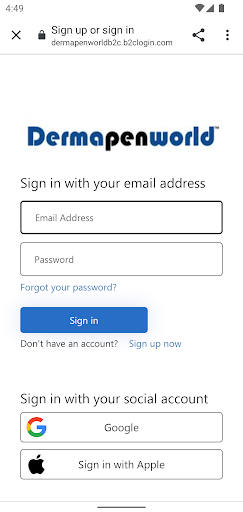 Android application Dermapenworld screenshort
