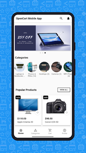 OpenCart Mobile App Screen 3