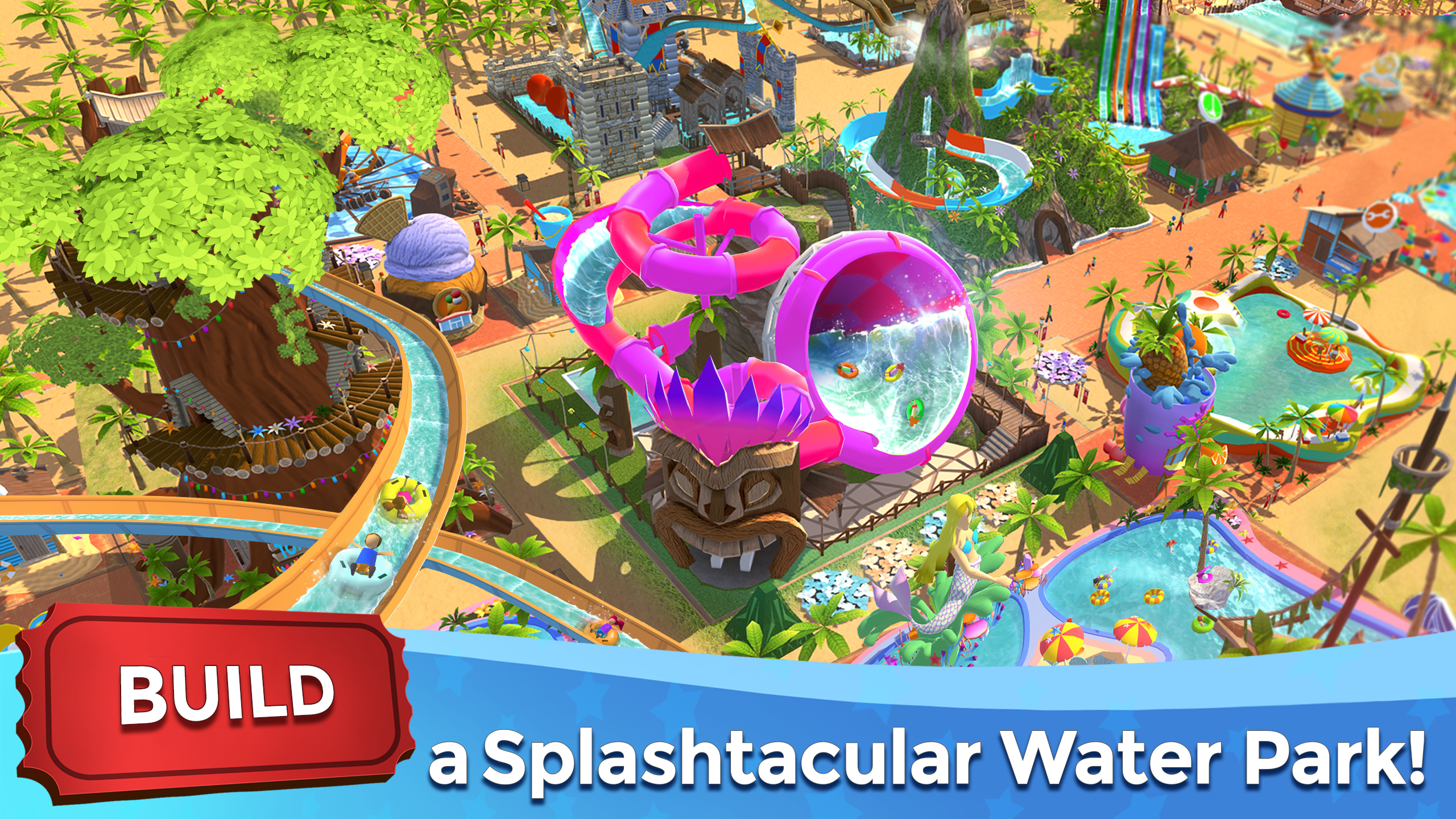 Water Park in RollerCoaster Tycoon Touch