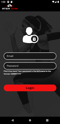 Android application Atem Gym screenshort