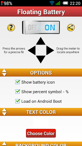 Floating Battery Percentage % Screen 2