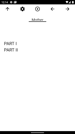 Android application Book, Mother screenshort