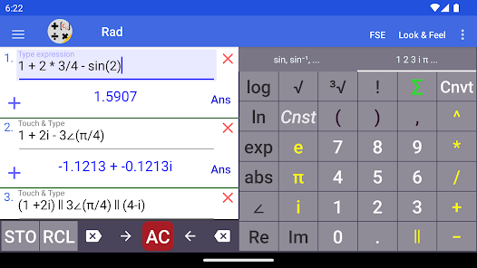 Complex Number Calculator 1.1 APK + Mod (Unlimited money) para Android