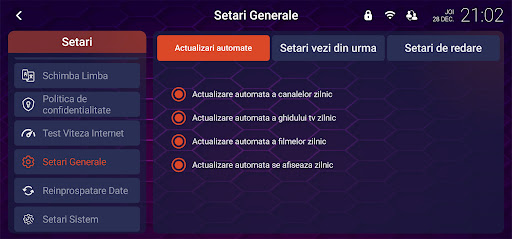 PRTV MEDIA Player Screen 2