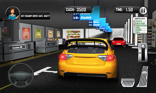 Drive Thru Supermarket: Shopping Mall Car Driving 2.3 APK screenshots 3