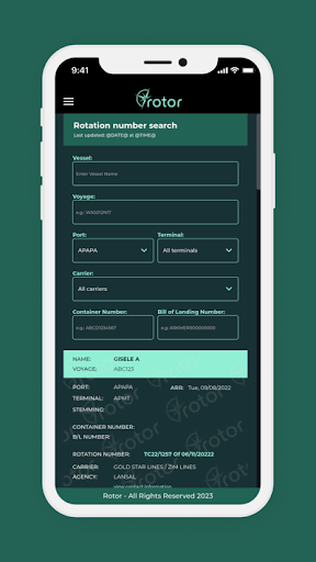 RotorApp Screen 3