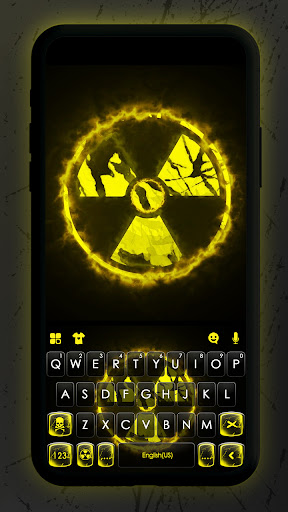 Android application Radiation Zone Keyboard Backgr screenshort