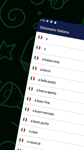 Android application Dizionario Italiano screenshort
