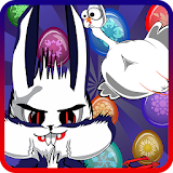 The Evil Easter Bunnies: Bubble Popping Game icon