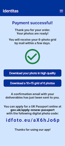 Identitas - Passport photos