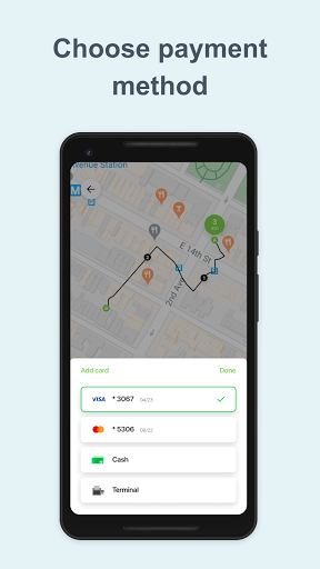 Screenshot of PickmeApp - book your ride