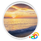 Sunset Beach Live Wallpaper icon