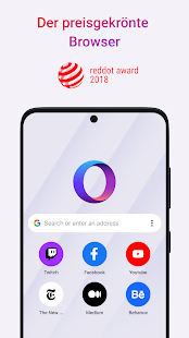 Opera Touch لقطة شاشة