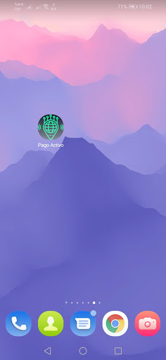 Android application Pago Activo screenshort