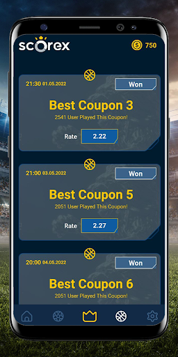 ScoreX: Daily Match Prediction Screen 3