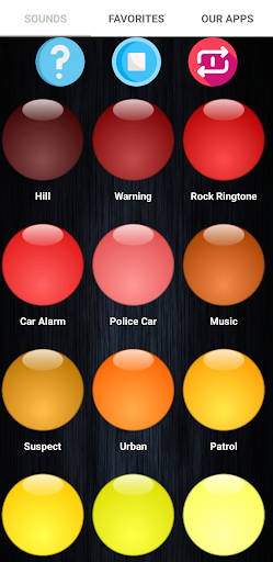 Android application Super Siren Ringtones screenshort