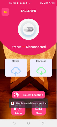 Android application VEAGLE VPN screenshort