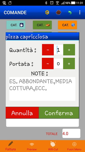COMANDE RISTO BAR PRO Screen 3