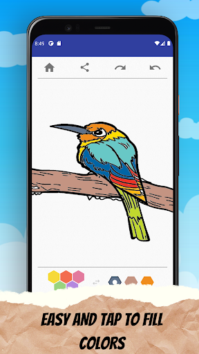 Bird Coloring Pages Screen 3