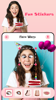Funny Face Warp: Face Changerのおすすめ画像3