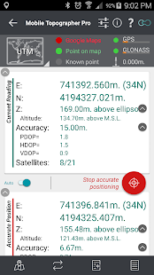 Mobile Topographer Pro Tangkapan layar