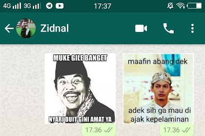 stiker whatsapp lawak ios