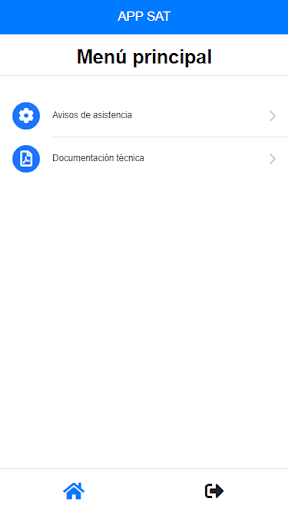 Android application AppGIA-SAT screenshort