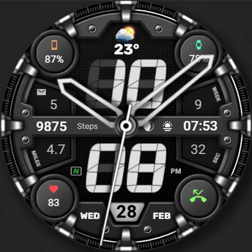 WFP 328 Modern watch face Download on Windows