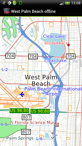 West Palm Beach offline map Screen 2