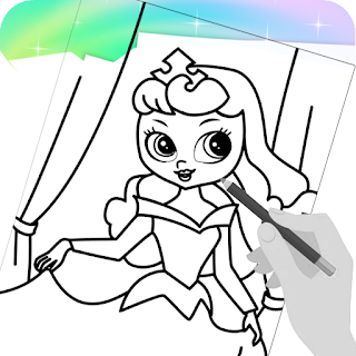 Princess Drawing Sketch Paint