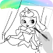 Princess Drawing Sketch Paint - Androidアプリ