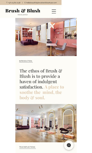 Brush and Blush Beauty Parlour Screen 2