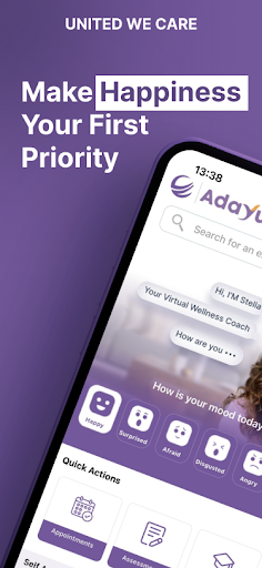 Android application United We Care : Mental Health screenshort