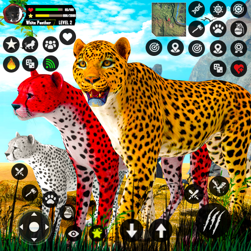 الفهد البرية محاكاة ألعاب 3D