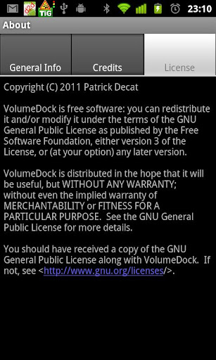 VolumeDock Screen 3