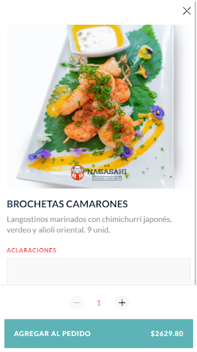 Nagasaki Sushi Fusión Screen 3
