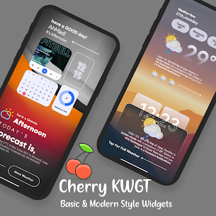 Cherry KWGT v9.0 MOD APK (Patch Unlocked) 4