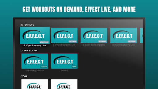 Screenshot of Effect Fitness On Demand