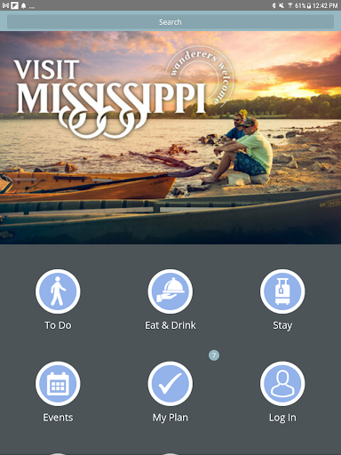 Screenshot of Visit Mississippi