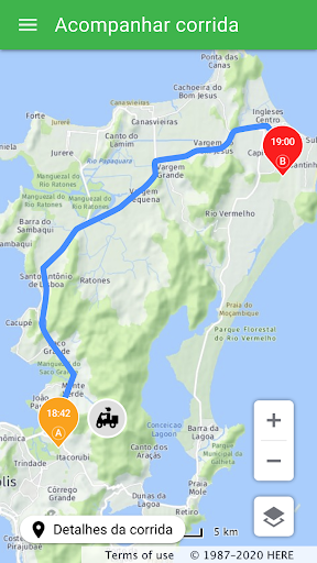 Android application PH Transportes - Cliente screenshort