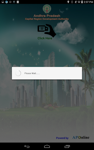 CRDA QR Reader Screen 2