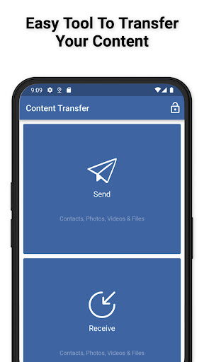 Android application Content Transfer Contacts/File screenshort