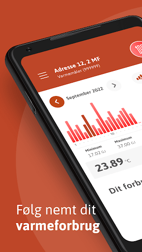 Android application Fjernvarme Fyn screenshort