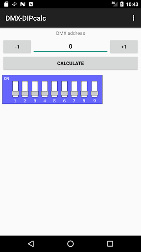 DMX-DIP calculator Screen 2