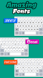 Fonts Keyboard Emoji & Themes