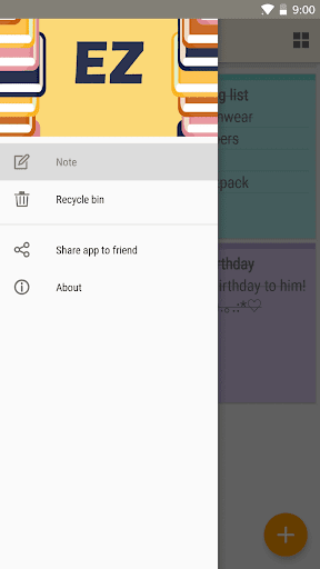 Screenshot of Notepad - Colorful Notes