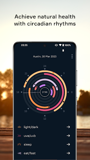 Android application Circadian: Your Natural Rhythm screenshort